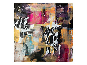 Moderne slike u galeriji MAG - apstraktna slika Idealni naum Akril na platnu 80x80 cm