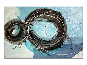 Moderne slike u galeriji MAG - apstraktna slika Nebeska beskonačnost Akril na napetom platnu 120x80 cm