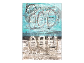 Moderne slike u galeriji MAG - apstraktna slika Idejne karike akril na hameru 100x70 cm