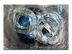 Moderne slike u galeriji MAG - apstraktna slika Čipkane dubine akril na hameru 100x70 cm