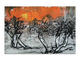 Klasično slikarstvo u galeriji slika MAG - umjetnička slika Stari maslinik Akril na platnu 60x40 cm