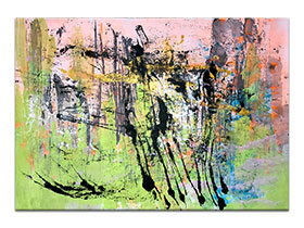 Moderne slike u galeriji MAG - apstraktna slika Stare boje ljubavi akril na hameru 100x70 cm