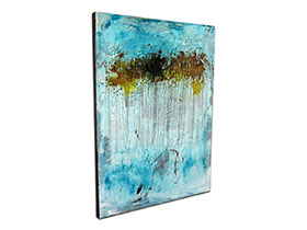 Moderne slike velikog formata u ponudi galerije MAG - apstraktna slika Cloud akril na platnu 70x50 cm