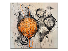 Moderne slike u galeriji MAG - apstraktna slika Temeljni osjećaji II Akril na nenapetom platnu 100x100 cm