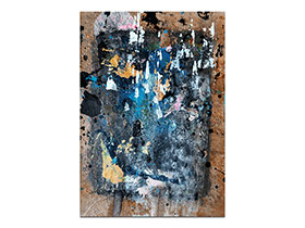 Moderne slike u galeriji MAG - apstraktna slika Smiraj zemlje akril na hameru 30x20 cm