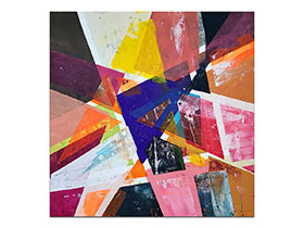 Moderne slike u galeriji MAG - apstraktna slika Escape from matrix Akril na napetom 3D platnu 80x80 cm