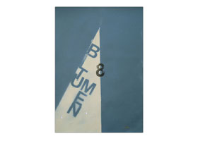 Dizajn poslovnog prostora apstraktnim slikama - slika Bitumen 8 - MAG galerija