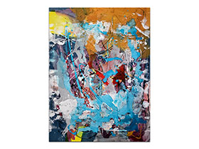 Moderne slike u galeriji MAG - apstraktna slika Toplo utočište Akril na platnu 80x60 cm