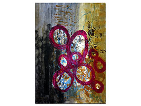 Moderne slike u galeriji MAG - apstraktna slika Eukariot akril na hameru 100x70 cm