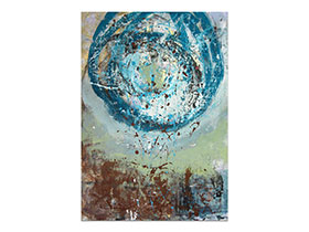 Moderna galerija apstraktnih slika MAG - apstraktna slika Sve je bliže akril na hameru 100x70 cm