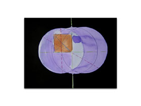 Dizajnerski namještaj treba moderne slike - originalna apstraktna slika - Fotoni 3 - MAG galerija