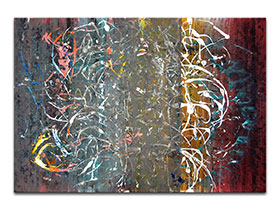 Moderne slike u galeriji MAG - apstraktna slika Buđenje snova II akril na hameru 100x70 cm