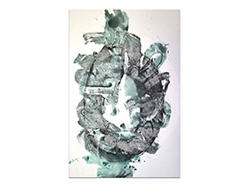 Moderne slike u galeriji MAG - apstraktna slika Baddadan akril na platnu 120x80 cm