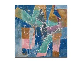 Prodaja slika - Apstraktna slika Nježna kompozicija akril na platnu 70x70cm