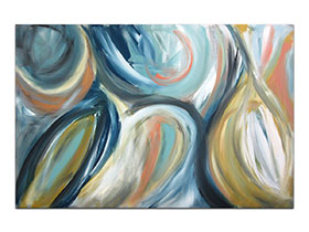 Moderne slike u galeriji MAG - apstraktna slika Bliskost Akril na napetom platnu 150x100 cm