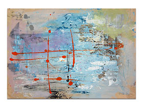 Moderna galerija apstraktnih slika MAG - apstraktna slika Odmor zrake sunca akril na hameru 100x70 cm