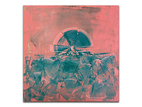 Moderne apstraktne slike u ponudi galerije MAG - apstraktna slika Bit će novi dan akril na platnu 70x70 cm