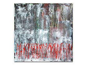 Moderne slike u galeriji MAG - apstraktna slika Tragovi razuma Akril na napetom platnu 70x70 cm