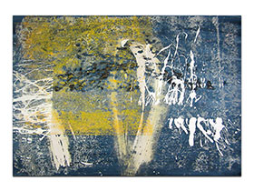 Moderne slike u galeriji MAG - apstraktna slika Uzroci akril na hameru 100x70 cm