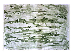 Moderne slike u galeriji MAG - apstraktna slika Nedovršena simfonija akril na hameru 100x70 cm