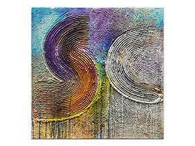 Moderne slike u galeriji MAG - apstraktna slika So nice Reljefni akril na napetom platnu 60x60 cm