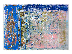 Moderne slike u galeriji MAG - apstraktna slika Morski ugođaji II akril na hameru 100x70 cm