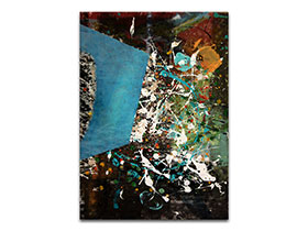 Moderne slike u galeriji MAG - apstraktna slika Preparat akril na hameru 70x50 cm