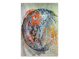 Moderne slike u galeriji MAG - apstraktna slika Mjesečev aspekt akril na hameru 100x70 cm