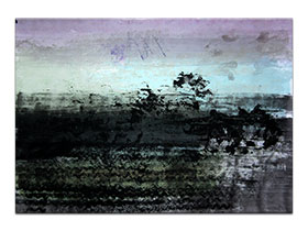 Moderne slike u galeriji MAG - apstraktna slika Svitanje akril na hameru 100x70 cm