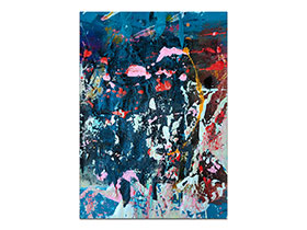 Moderne slike u galeriji MAG - apstraktna slika Ono skriveno akril na hameru 30x20 cm