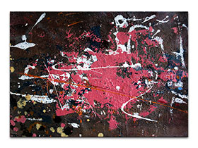 Moderne slike u galeriji MAG - apstraktna slika Prostranost akril na hameru 29,5x20,5 cm