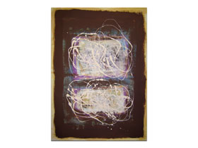 Moderna galerija Split - MAG galerija slika - apstraktna slika -Set Dual- akril na hameru 100x70 cm