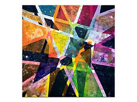 Moderne slike u galeriji MAG - apstraktna slika Escape from matrix II Akril na napetom 3D platnu 80x80 cm