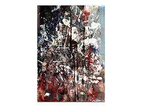 Moderne slike u galeriji MAG - apstraktna slika Dinamički raspon akril na hameru 41x29 cm