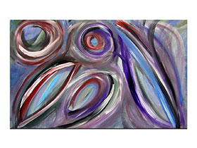 Moderne slike u galeriji MAG - apstraktna slika Bliskost II Akril na napetom platnu 130x80 cm