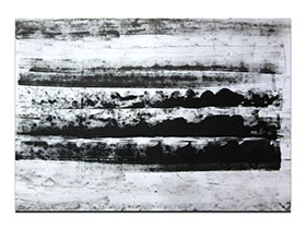 Moderne slike u galeriji MAG - apstraktna slika Dopiru do nas akril na hameru 100x70 cm