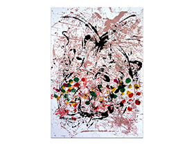 Galerije slika MAG - apstraktna slika Lijepa sjećanja akril na hameru 100x70 cm