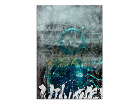 Moderne slike u galeriji MAG - apstraktna slika Unutarnje sunce akril na hameru 100x70 cm