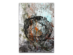 Moderne slike u galeriji MAG - apstraktna slika Krug noći akril na hameru 40x30 cm