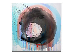 Moderne slike u galeriji MAG - apstraktna slika Aura II Akril na napetom platnu 80x80 cm