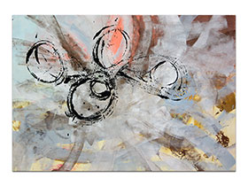 Galerija moderne umjetnosti MAG online galerija - apstraktna slika Okružje snova akril na hameru 100x70 cm