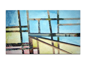 Umjetnine u ponudi galerije MAG - Izgubljena sjećanja - umjetnička slika akril i ulje na lesonitu 70x40 cm