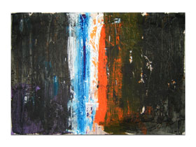 Originalne slike u galeriji slika MAG - apstraktna slika - Između leda i vatre - akril na hameru 100x70 cm