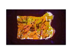 Apstraktne slike za moderan dnevni boravak - Terra Incognita - Apstraktna slika MAG galerija