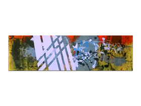 Opremanje stanova slikama iz galerije MAG - originalna apstraktna slika Nove dimenzije 1.5 akril na platnu 90x25 cm