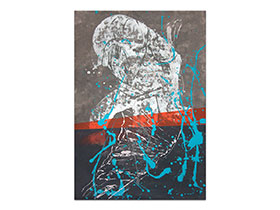 Moderne slike u galeriji MAG - apstraktna slika Formiranje emocije akril na hameru 100x70 cm