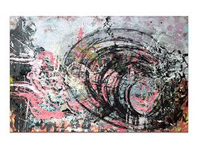 Moderne slike u galeriji MAG - apstraktna slika Preglasna tišina Akril na nenapetom platnu 100x70 cm