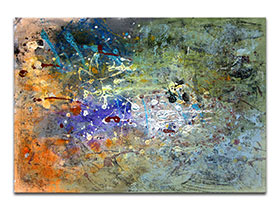 Moderne slike u galeriji MAG - apstraktna slika Skriveni snovi III akril na hameru 100x70 cm