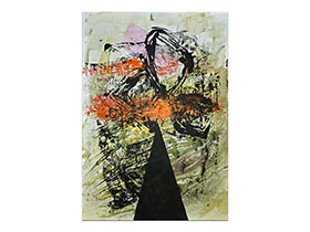 Moderne slike u galeriji MAG - apstraktna slika Uspon forme akril na hameru 100x70 cm