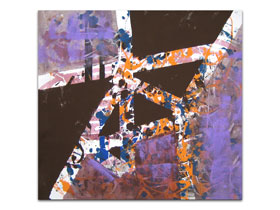 Moderno slikarstvo u Hrvatskoj - MAG galerija - U susjedstvu - moderna apstraktna slika na platnu 65x70 cm